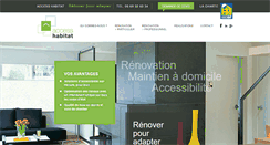 Desktop Screenshot of access-habitat.fr