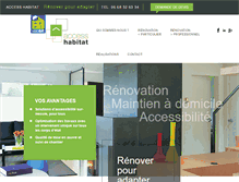 Tablet Screenshot of access-habitat.fr